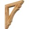 Ekena Millwork Olympic Slat Rough Sawn Bracket, Western Red Cedar, 6"W x 44"D x 48"H BKT06X44X48OLY06RWR - alternate 1